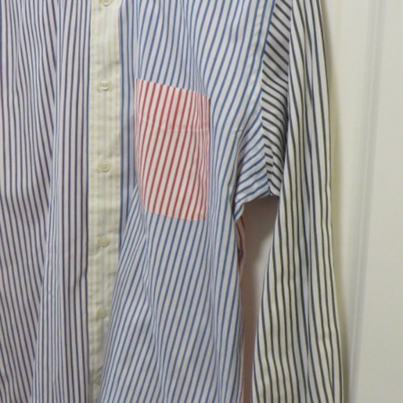 Daniel Cremieux Dress Shirt - Pastel Stripe Design - Medium - Picture 4 of 10